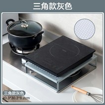 전자레인지 선반 다이 인덕션 스토브 렌지대 렉 밥솥 미니 오븐 광파 빌트인 이케아 슬림 식기세척기 커피머신 렌지 레, 삼각형 - 그레이