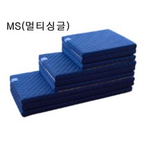 누보레 잠솔솔 3단 접이식 토퍼매트리스 수면매트 MS, 네이비