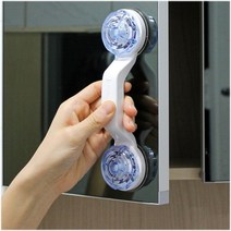 CNS//흡착식 손잡이 진공압축 고정 유리문 창문 거울 중문 18813EA, 1