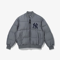 뉴에라 [뉴에라]MLB 페더리스 뉴욕 양키스 다운 재킷 그레이 13338674