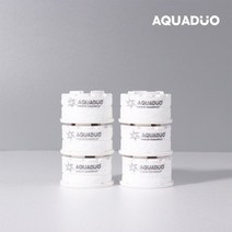 [아쿠아듀오] 세면대 정수필터 SF-1000SS(녹물필터), 리필필터(6개)