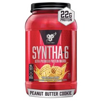 비에스엔 프로틴 파우더 피넛버터쿠키 1.32kg BSN SYNTHA 6 Protein Powder Peanut Butter Cookie 2.91lb, 1개