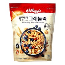 켈로그 블루베리 아몬드 그래놀라, 450g, 3개