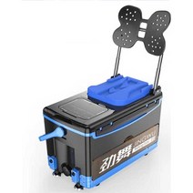 초경량 낚시 박스 쿨백 아이스박스 해동 의자 다기능, 오렌지 패키지 3