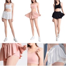 여성 요가 필라테스 에어로빅 댄스 바캉스 복장 상의 하의 트레이닝복 운동복