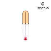 트라발로 퓨어 퍼퓸팟 향수 공병 5ml, 1개, 골드