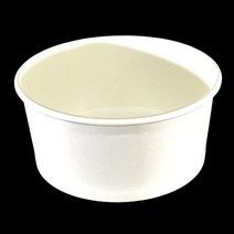 종이용기 특수컵 비빔밥포장용기1100cc 300개(뚜껑별도), 1개, 화이트용기