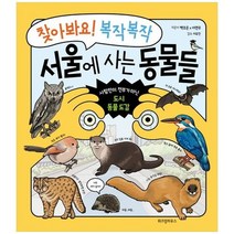 [위즈덤하우스] 찾아봐요 복작복작 서울에 사는 동물들 사람만이 전부가 아닌 도시 동물 도감 [, 없음