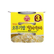 오뚜기 맛있는 오뚜기밥 발아현미 210g 3개, 단품