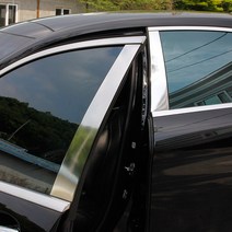 벤츠 S클래스 W222 BC필러 패널 카본 데칼 스티커, 크롬