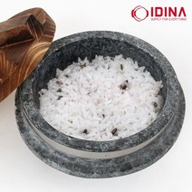 한정밥 이디나 장수 돌솥 1인~2인 세트, 이디나 장수 곱돌 돌솥 세트(1~2인용)