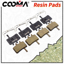 자동차 브레이크 디스크 패드4 쌍 avid bb7 쥬시 3 5 7 얼티밋용 자전거 전, 없음