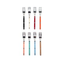 프랑스 사브르 비스트로 커트러리 SABRE 케익 디저트 포크 스푼 스프레더 양식기, 1.CAKE FORK, PASTEL BLUE
