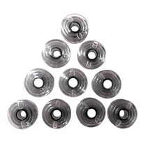 Cutex Elna Babylock 재봉틀용 플라스틱 보빈 10개 팩 493555