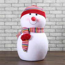 유치원 크리스마스 장식 털목도리 눈사람 모형 촬영용 백화점로비 파티용품 야외