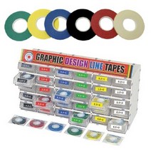 디자인 마스킹 바닥라인테이프 청색 1mm 16M 그래픽테이프 건축 미술 자동차 네일