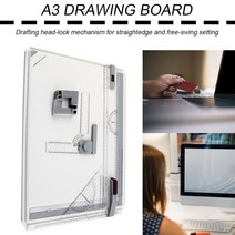 제도판 제도기 책상 건축사 스탠다드 휴대용 테이블 New Portable A3 Drawing Board Table Draft Painting