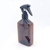 향기에반하다 브라운 A형 사각 건스프레이 공병 200ml 손세정제 플라스틱 용기, 브라운 A형 사각 룸스프레이 공병 200ml
