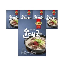 순대국 정성온5팩_600G, 600g, 5개, 600g