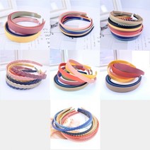 심플 데일리 헤어밴드 머리띠 5개 1세트