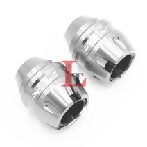 라이더무드 혼다 pcx125 머플러 슬라이더 프론트 포크 배기관 보호 범퍼 가드 튜닝, PCX 프론트 - 실버, 1개