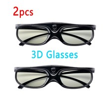 3D 안경 가상현실안경 VR 컴퓨터용 2pcs 액티브 셔터 96-144hz 충전식 3d 범용 xgimi z3z4z6h1 너트 g1p2 benq acer 및 dlp 링크 프로젝터, 1개