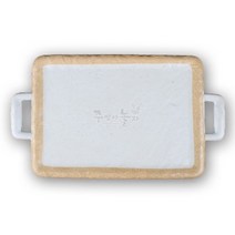 앤틱조선백자 돌무늬양손직사각접시 6호 (DS-6981-5)