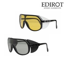 에딜롯 윙글라스 방풍고글 변색렌즈 003 2종 WING GLASSES CRYSTAL GLASSES BLACK (2COLOR), 변색 고글 003- G. 블랙/옐로우