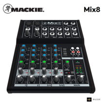 MACKIE 맥키 Mix8 8채널 컴팩트 아날로그믹서 Mix-8
