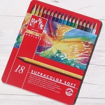 까렌다쉬 수채용-수프라컬러 18색 메탈박스 3888.318