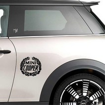 자동차 범퍼 bmw전용 포인트컬러 컨트리맨스티커 꾸미기 보호 승합차 데코, B타입 우, 화이트