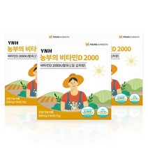 임산부 비타민D 부족 용량 약사설계 농부의 비타민D 2000IU 3박스 6개월분