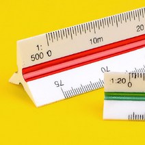 삼각 스케일자 눈금자 15cm 30cm 지도 저배율 고배율 학생 제도 도면 대학생 건축 엔지니어 인테리어 디자, 제품선택, 30cm - 고배율