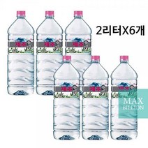 DFANO 코카콜라 휘오 제주 V워터 2리터 X 6개입 생수 물 음료, 휘오 제주V워터2리터X6개입