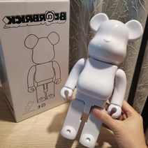 베어브릭 구현 400 대륙브릭 28CM, ABS퓨어블랙베어(색상메모란)