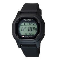 챔피언 d00a 손목시계 전파 솔라 디지털 방수 날짜 표시 우레탄 밴드일본직구