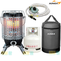 코베아 기가썬+상측망 가스 히터 캠핑 난로 원통형 야외 LPG 장박용 낚시 테이블 화목 업소용 식당 가정 공장