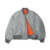 JEMUT 리치 오버 MA-1 자켓 그레이 YHJK2269 Reach Over Jacket Gray YE