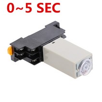 딜레이 릴레이 타이머 모듈 지연 타이머 0-5 SEC H3Y-2 DC12V DC24V AC110V AC220V 시간 릴레이 PYF08A 8pin 기본 미니 시간 릴레이 포함