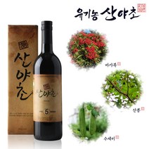 유기농산야초 5호 혼합 발효원액 효소 진액 엑기스, 1병, 500ml