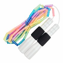 제이에프로프 어린이 프리미엄 스펀지 연질 무지개구슬줄넘기 ver3. 13cm 4세~8세, 05. 화이트펄