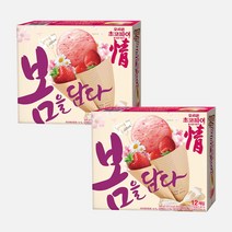 오리온 초코파이 봄 담은 딸기 408g 2개입 한정판 스낵 케이크, 2개