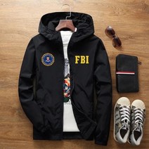 오토바이 바람막이 점퍼 자켓 쉴드 남자 커버 윈드 FBI 미국 남성용 파일럿 에어 두꺼운 재킷 야구 코트 바머 윈드브레이커 플러스 사이즈, Asia xl 60-65kg
