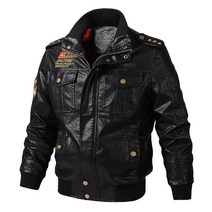 라이더 자켓M-6XL 새로운 남성 PU 가죽 재킷 및 코트 오토바이 방풍 캐주얼 슬림 브랜드 의류 스탠드 칼라