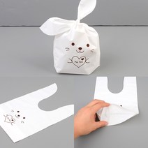 비닐 포장봉투 디자인 고급 선물 토끼 폴리백 대형 포리백 비닐포장봉투 포장봉투 팬시비닐봉투