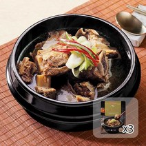[하누소] 갈비탕 700g x 3팩 (탕소스 3개 증정), 단품
