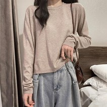터틀넥 루즈핏 롱니트 오피스룩 여자니트티 봄