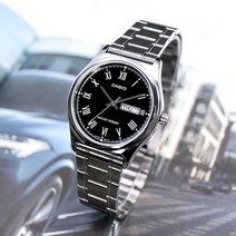 카시오 MTP-V006D-1B / LTP-V006D-1B 메탈밴드 커플용