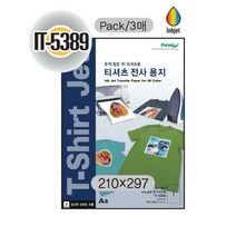 지류 티셔츠전사용지 IT 5389 3매 폼텍