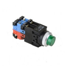 건흥전기 1A1B 조광 누름버튼 LED 램프 푸쉬온 스위치 220V AC 25mm KBL25M-L2A11, 화이트 [KBL25M-L2AW11]